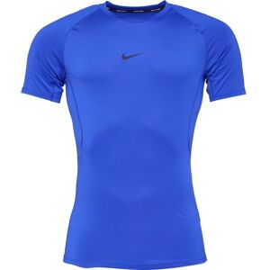 Nike M NP DF TIGHT TOP SS Tricou de antrenament pentru bărbați, albastru, mărime Nike M NP DF TIGHT TOP SS Tricou de antrenament pentru bărbați, albastru, mărime