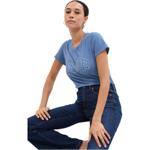 GAP CLASSIC Tricou pentru damă, albastru, mărime GAP CLASSIC Tricou pentru damă, albastru, mărime