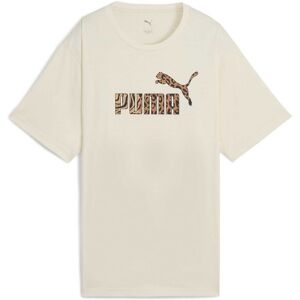 Puma ESSENTIALS GRPHIC ANIMAL RELXED TEE Tricou damă, bej, mărime Puma ESSENTIALS GRPHIC ANIMAL RELXED TEE Tricou damă, bej, mărime