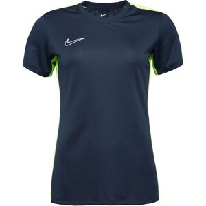 Nike DRI-FIT ACADEMY Tricou de fotbal pentru femei, albastru închis, mărime Nike DRI-FIT ACADEMY Tricou de fotbal pentru femei, albastru închis, mărime
