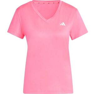 adidas WORKOUT MIN V NECK TEE Tricou damă, roz, mărime adidas WORKOUT MIN V NECK TEE Tricou damă, roz, mărime