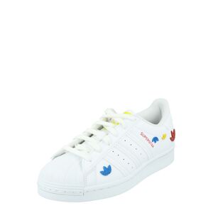 ADIDAS ORIGINALS Sneaker 'SUPERSTAR J'  albastru / galben / roșu / alb  - Size: 4 - male