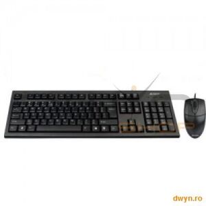 A4tech Kit A4TECH: Tastatura KRS-83 USB + Mouse OP-720 USB, Black