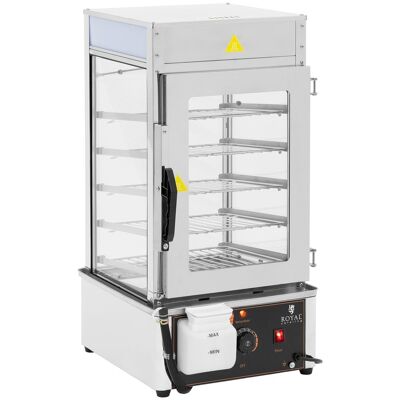 Steamer pentru găluște - 5 suporturi la 30 x 29,5 cm - 30 - 110 °C - Royal Catering RCDS-38/5 Steamer pentru găluște - 5 suporturi la 30 x 29,5 cm - 30 - 110 °C - Royal Catering RCDS-38/5