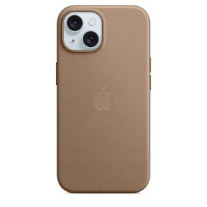 Apple Husa de protectie Apple FineWoven Case MagSafe pentru iPhone 15, Taupe