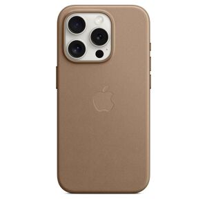 Apple Husa de protectie Apple FineWoven Case with MagSafe pentru iPhone 15 Pro, Taupe