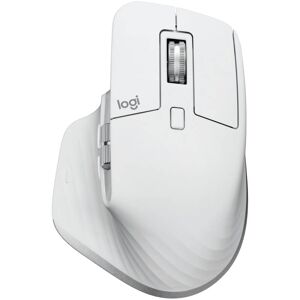 Logitech Mouse wireless Logitech MX Master 3S Performance pentru Mac, 8000 dpi, Pale Gray