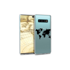Kwmobile Husa pentru Samsung Galaxy S10 Plus, Silicon, Transparent, 47458.01