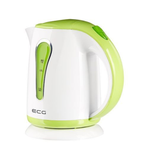 Ecg Cana electrica fierbator ECG RK 1022 verde, 1 L, 1100 W, plastic de calitate BPA FREE