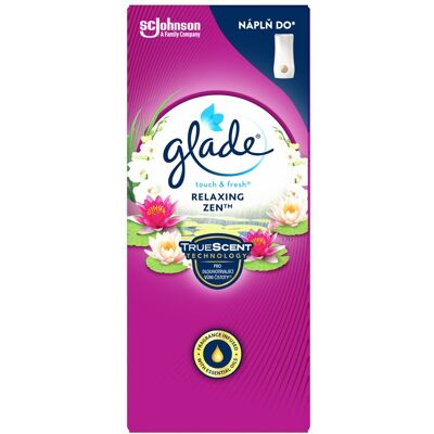 Glade Rezervă pentru odorizant de cameră Touch & Fresh Relaxing Zen 10 ml Glade Rezervă pentru odorizant de cameră Touch & Fresh Relaxing Zen 10 ml