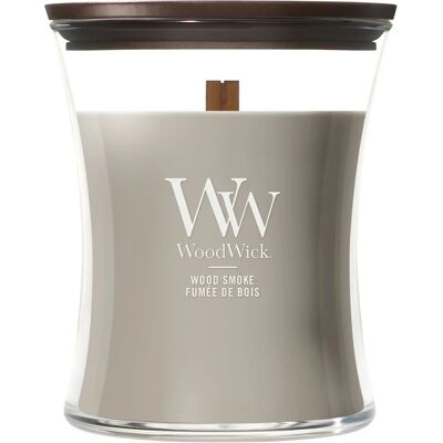 WoodWick Lumânare parfumată vază medie Wood Smoke 275 g WoodWick Lumânare parfumată vază medie Wood Smoke 275 g