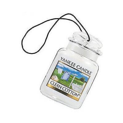 Yankee Candle Parfum de lux pentru mașină Clean Cotton 1 buc Yankee Candle Parfum de lux pentru mașină Clean Cotton 1 buc