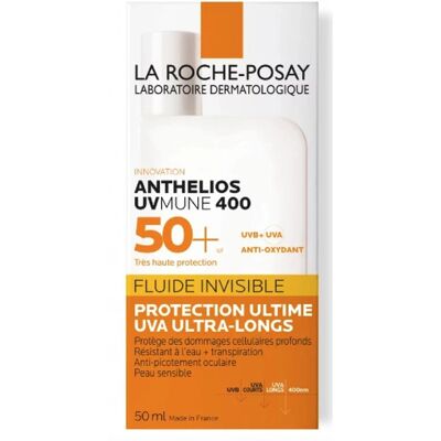 La Roche-Posay Anthelios UVMune 400 Protecție Solară Invizibilă SPF 50+ - Cremă pentru față 50ml La Roche-Posay Anthelios UVMune 400 Protecție Solară Invizibilă SPF 50+ - Cremă pentru față 50ml