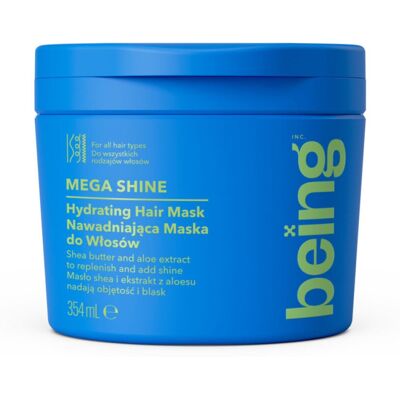 Being Mască de păr Mega Shine Hydrating Hair Mask 354 ml Being Mască de păr Mega Shine Hydrating Hair Mask 354 ml