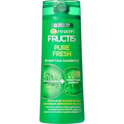 Garnier Fructis Pure Fresh Șampon întăritor - Pentru păr gras Garnier Fructis Pure Fresh Șampon întăritor - Pentru păr gras