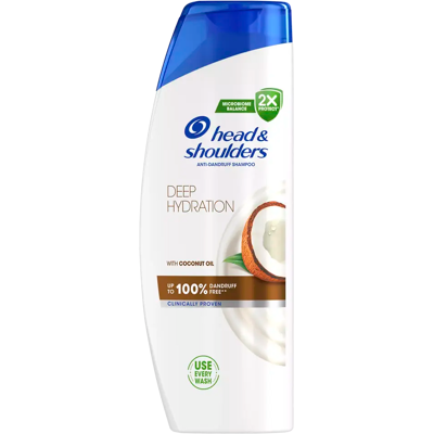 Head & Shoulders Deep Hydration Coconut - Șampon pentru mătreață, 400 ml Head & Shoulders Deep Hydration Coconut - Șampon pentru mătreață, 400 ml