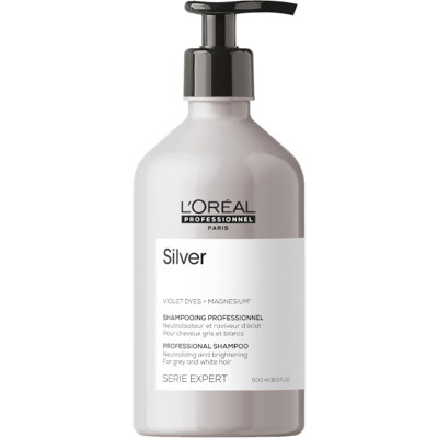 L'Oréal Professionnel Vopsea Violet Argintiu - Șampon Neutralizant și Luminator - 500ml L'Oréal Professionnel Vopsea Violet Argintiu - Șampon Neutralizant și Luminator - 500ml
