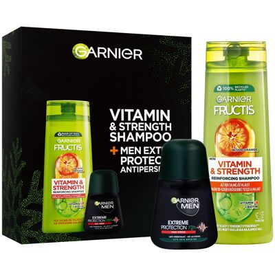 Garnier Set cadou de îngrijire pentru corp și păr pentru bărbați Garnier Set cadou de îngrijire pentru corp și păr pentru bărbați
