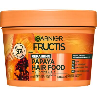 Garnier - Masca de păr cu papaya - Pentru femei, 400 ml - Masca de păr Garnier - Masca de păr cu papaya - Pentru femei, 400 ml - Masca de păr