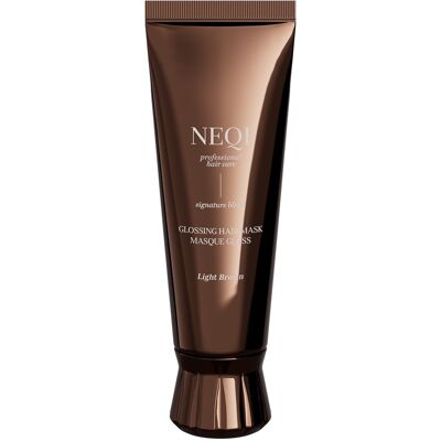NEQI Mască pentru păr șaten deschis Glossing Mask Light Brown 120 ml NEQI Mască pentru păr șaten deschis Glossing Mask Light Brown 120 ml