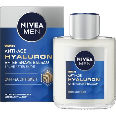 Nivea Balsam după bărbierit pentru bărbați cu efect anti-îmbătrânire Men Hyaluron (After Shave Balsam) 100 ml Nivea Balsam după bărbierit pentru bărbați cu efect anti-îmbătrânire Men Hyaluron (After Shave Balsam) 100 ml