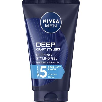 Nivea Craft Stylers Gel pentru păr semi-mat - Pentru bărbați Nivea Craft Stylers Gel pentru păr semi-mat - Pentru bărbați