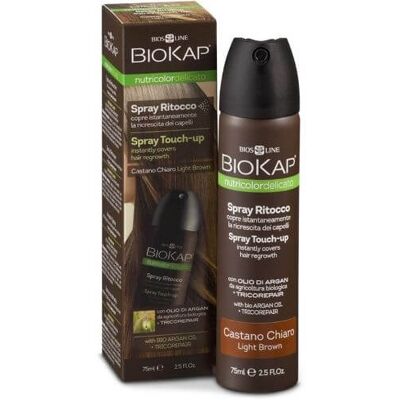 Biokap Nutricolor Delicato Spray Touch Up - Maro deschis - 75 ml Biokap Nutricolor Delicato Spray Touch Up - Maro deschis - 75 ml