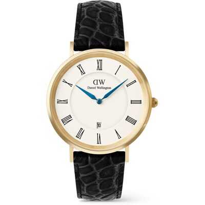Daniel Wellington Classic 40 Roman Numerals Black Croc Belly G DW00100915 Daniel Wellington Classic 40 Roman Numerals Black Croc Belly G DW00100915