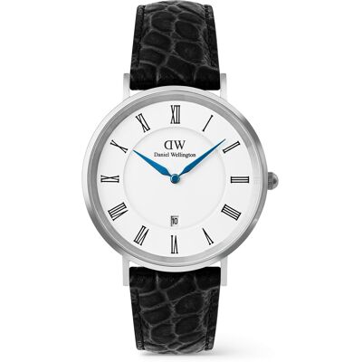 Daniel Wellington Classic 40 Roman Numerals Black Croc Belly S DW00100914 Daniel Wellington Classic 40 Roman Numerals Black Croc Belly S DW00100914