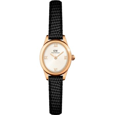 Daniel Wellington Ophelia Mini 22x25,5 Black Lizard White Guilloché RG DW00100893 Daniel Wellington Ophelia Mini 22x25,5 Black Lizard White Guilloché RG DW00100893