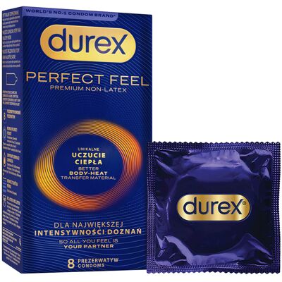 Durex Prezervative Perfect Feel 8 buc. Durex Prezervative Perfect Feel 8 buc.