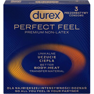 Durex Prezervative Perfect Feel 3 buc. Durex Prezervative Perfect Feel 3 buc.