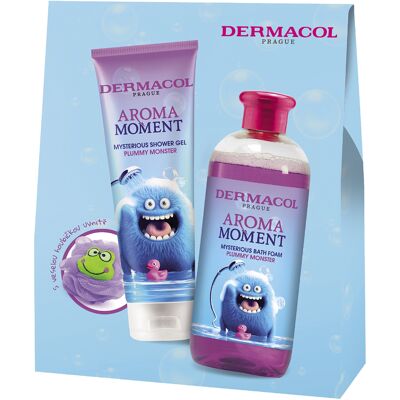 Set Cadou Dermacol Plummy Monster - Baie și Duș pentru Copii Set Cadou Dermacol Plummy Monster - Baie și Duș pentru Copii