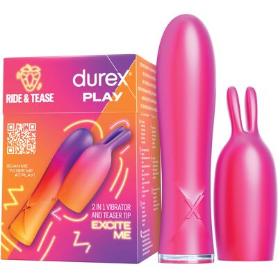 Durex Play Vibe & Tease Vibrator - Masajista Personal Durex Play Vibe & Tease Vibrator - Masajista Personal