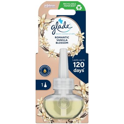 Reîncărcare Glade Romantic Vanilla Blossom pentru difuzor electric - 20ml Reîncărcare Glade Romantic Vanilla Blossom pentru difuzor electric - 20ml