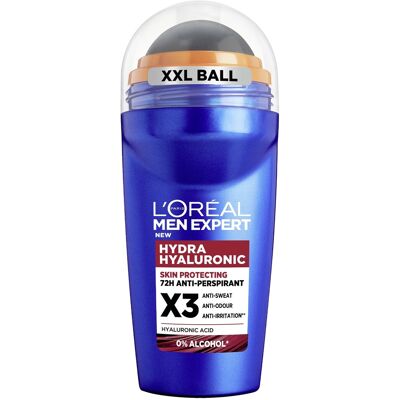 L'Oréal Paris Antiperspirant roll-on Men Expert Hydra Hyaluronic (72h Anti-perspirant) 50ml L'Oréal Paris Antiperspirant roll-on Men Expert Hydra Hyaluronic (72h Anti-perspirant) 50ml