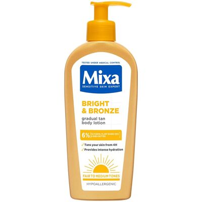 Mixa Loțiune autobronzantă pentru bronzare graduală Bright and Bronze 250 ml Mixa Loțiune autobronzantă pentru bronzare graduală Bright and Bronze 250 ml