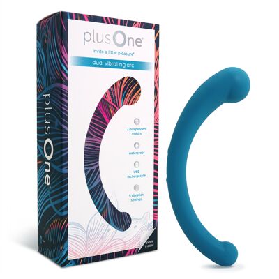 PlusOne Vibrator dual semicerc PlusOne Vibrator dual semicerc