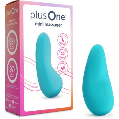 Mini Masajist Plusone - Siliconă Rezistentă la Apă - Unisex Mini Masajist Plusone - Siliconă Rezistentă la Apă - Unisex