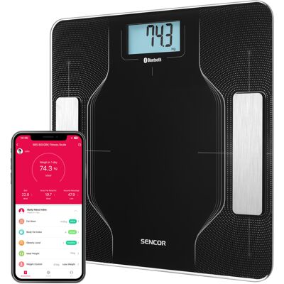 Cântar digital de baie Sencor SBS 8002BK - Cântar de baie Cântar digital de baie Sencor SBS 8002BK - Cântar de baie