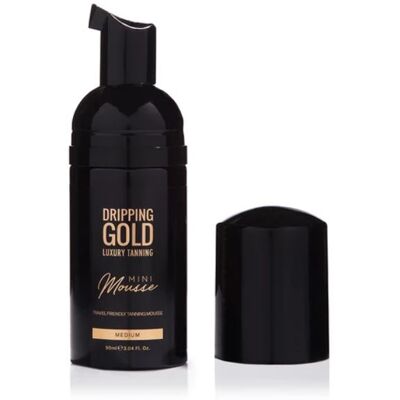 Dripping Gold Spumă auto-bronzantă de călătorie Medium (Mini Mousse) 90 ml Dripping Gold Spumă auto-bronzantă de călătorie Medium (Mini Mousse) 90 ml