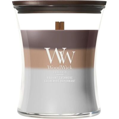 WoodWick Lumânare parfumată vas mediu Trilogy Radiant Cashmere 275 g WoodWick Lumânare parfumată vas mediu Trilogy Radiant Cashmere 275 g