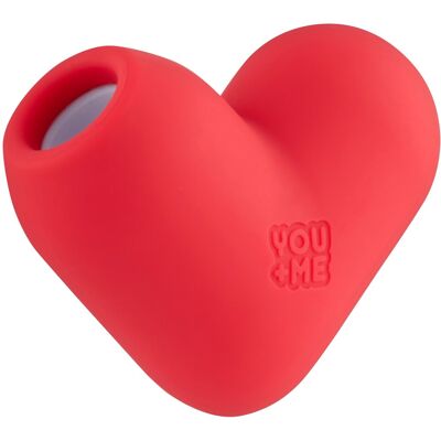 YOU+ME Vibrator cu aspirație You+Me Heartbeat Love Boy 1 buc YOU+ME Vibrator cu aspirație You+Me Heartbeat Love Boy 1 buc