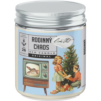 YaYa original Haos familial - lumânare de soia ecologică limitată 250 ml YaYa original Haos familial - lumânare de soia ecologică limitată 250 ml