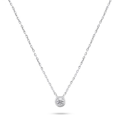 Brilio Silver Elegantcolier de argint cu zircon NCL86W Brilio Silver Elegantcolier de argint cu zircon NCL86W