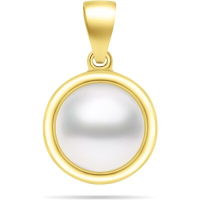 Brilio Silver Pandantiv minimalist argintiu cu perlă autentică PT89Y Brilio Silver Pandantiv minimalist argintiu cu perlă autentică PT89Y