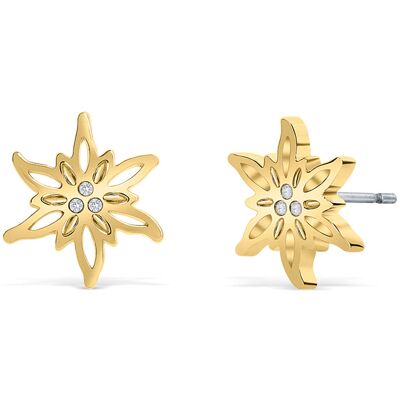 CRYSTalp Elegantcercei Floare de colţ placați cu aur cu cristale 40075.CRY.G CRYSTalp Elegantcercei Floare de colţ placați cu aur cu cristale 40075.CRY.G