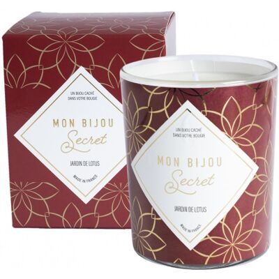 Troli Lumânare parfumată 40h cu bijuterie Grădina de Lotus CCOFL100 Troli Lumânare parfumată 40h cu bijuterie Grădina de Lotus CCOFL100