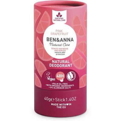 BEN & ANNA Deodorant natural Pink Grapefruit Natural Deodorant 40 g BEN & ANNA Deodorant natural Pink Grapefruit Natural Deodorant 40 g