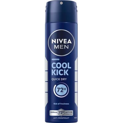 Nivea Spray antiperspirant pentru barbati Lovitura cool 150 ml Nivea Spray antiperspirant pentru barbati Lovitura cool 150 ml